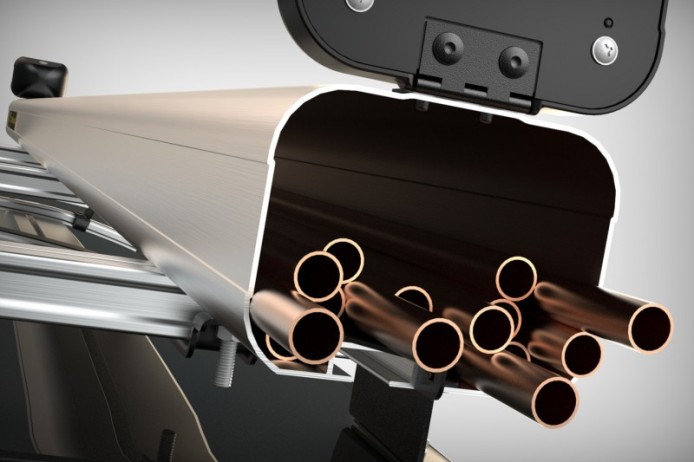 (image for) Van Guard 3 metre MAXI aluminium pipe carrier with rear opening